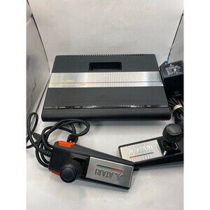 Atari 7800 ProSystem Console w/ 2 Controllers And Wires vintage Tested works